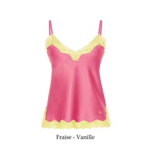 Silk Camisole Fraise-Vanille
