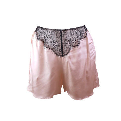 Silk Shorts Poudre-Noir