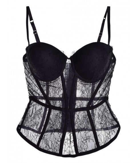 Chimere Lace Contour Padded Corset