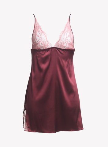 Berry Kiss Silk Babydoll