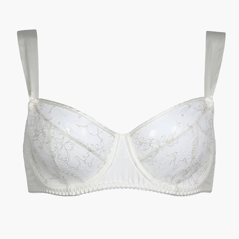 Snow Queen Lace Cup Balcony Bra
