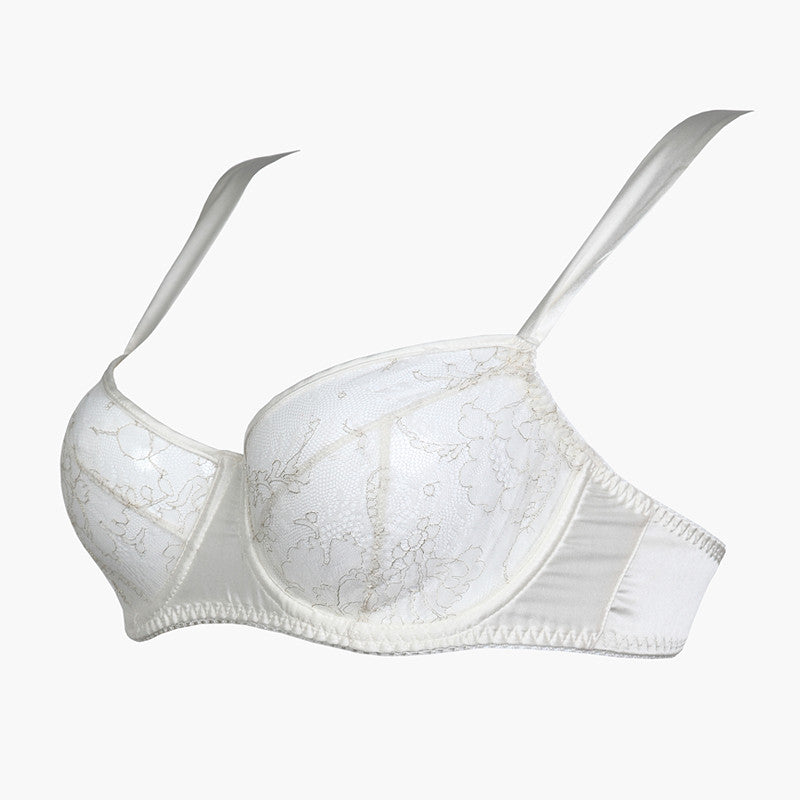 Snow Queen Lace Cup Balcony Bra