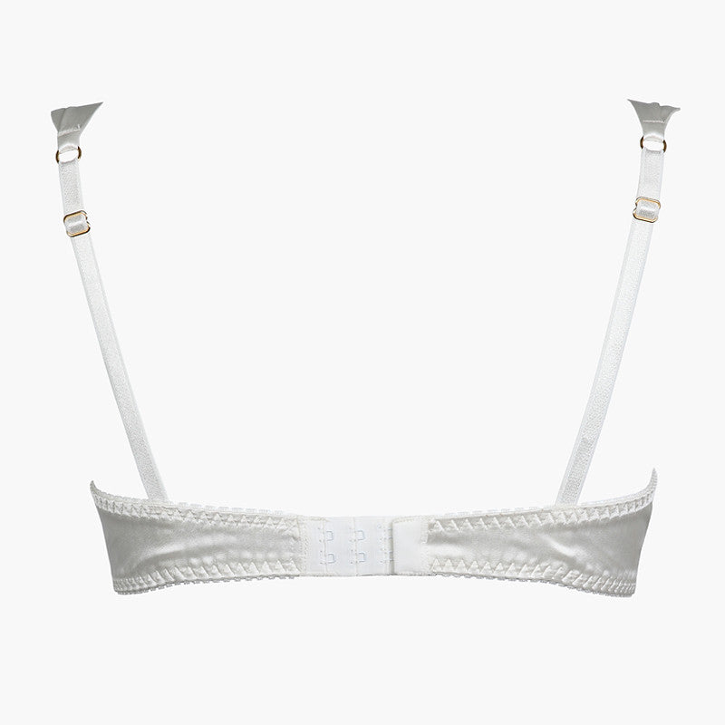Snow Queen Lace Cup Balcony Bra