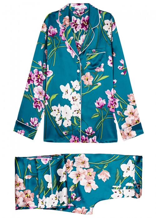 Lila Barbara Silk Pyjama