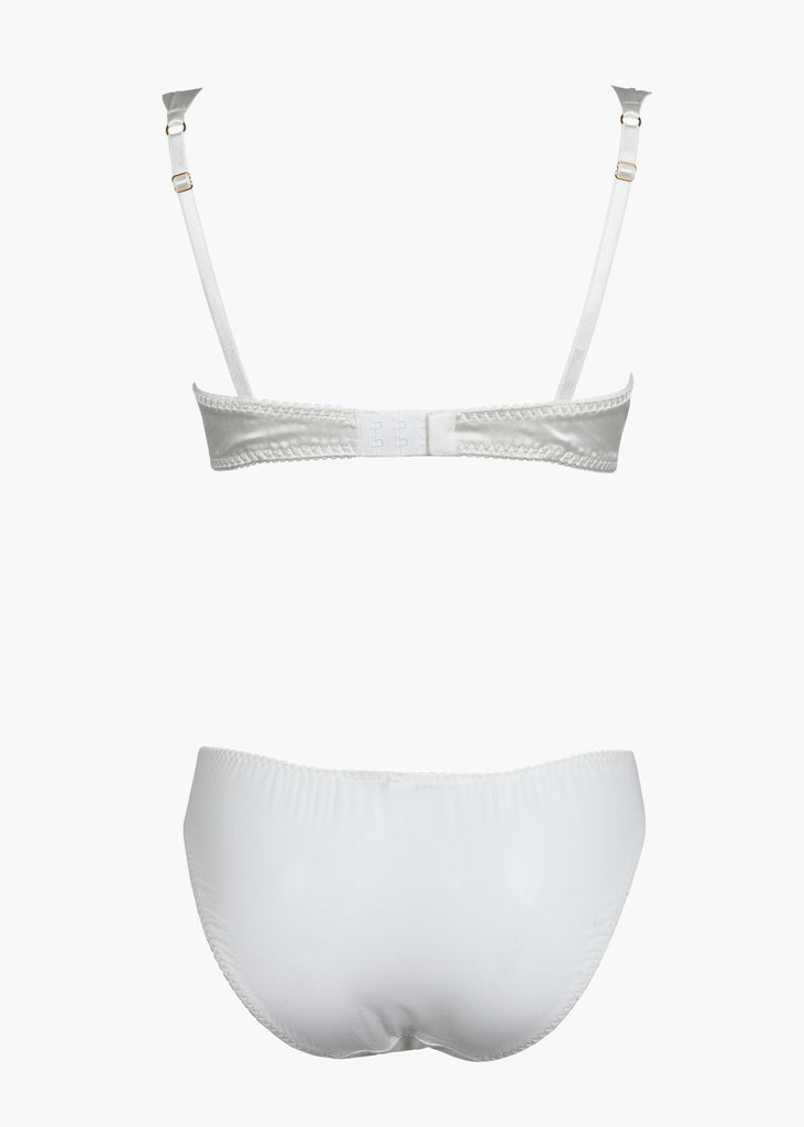 Snow Queen Lace Cup Balcony Bra