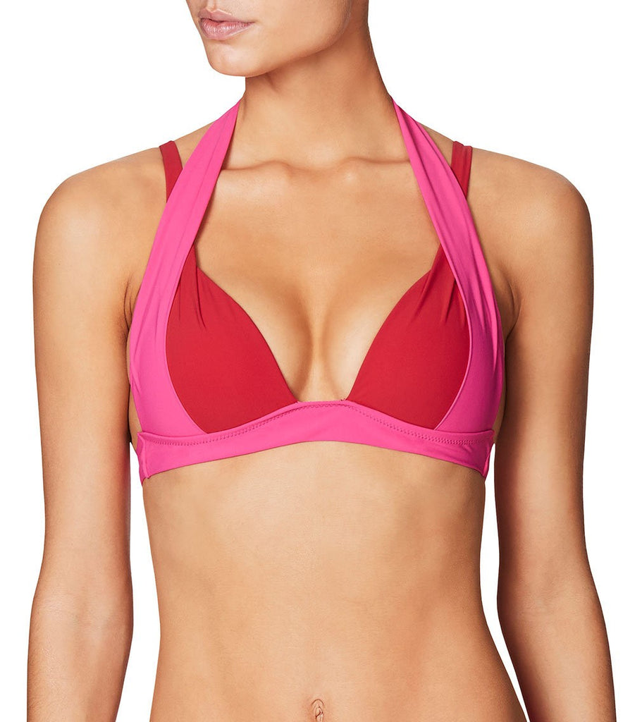 Savannah Sunset Halter Neck Push-up Bikini Bra