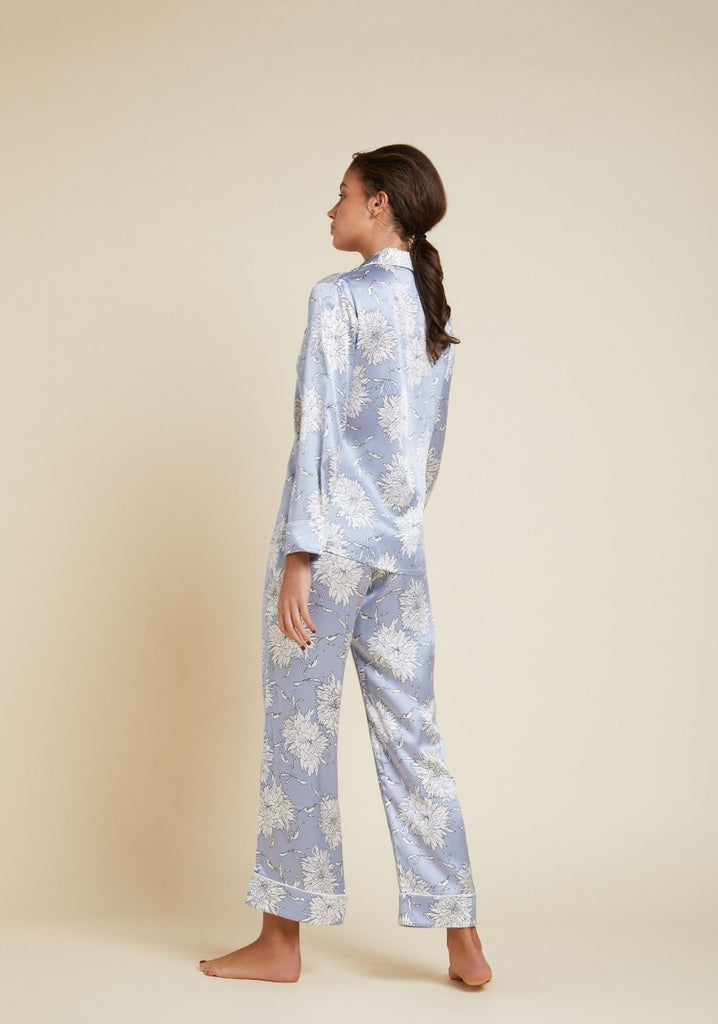Lila Kiko Silk Pyjama Set