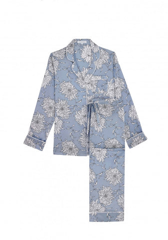 Lila Kiko Silk Pyjama Set
