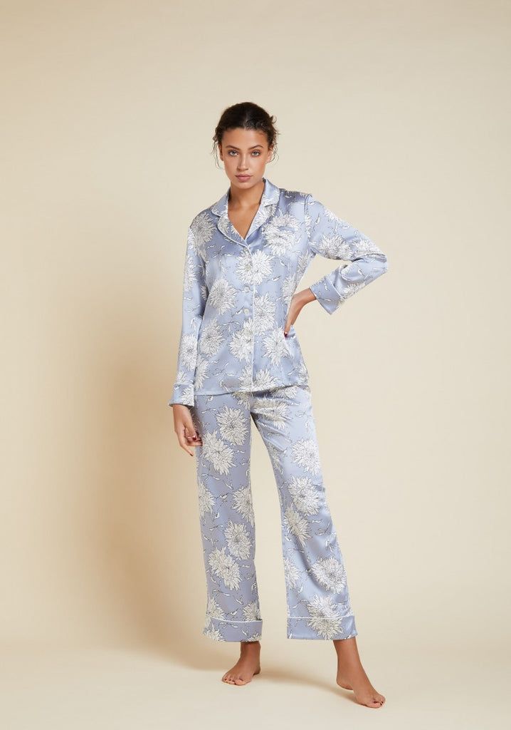 Lila Kiko Silk Pyjama Set