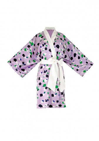 Mimi Maya Short-length Silk Kimono