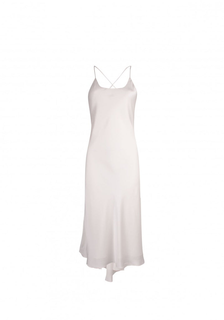 Remy Ivory Silk-dress