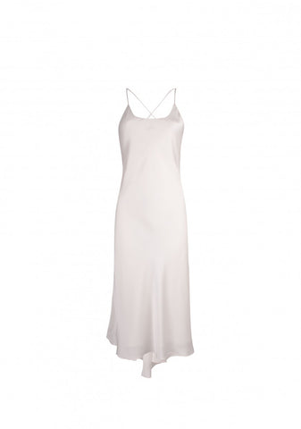 Remy Ivory Silk-dress
